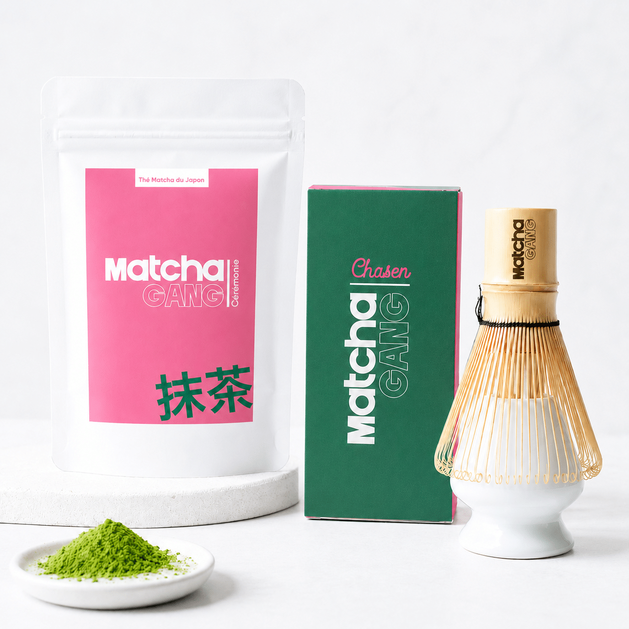 kit matcha avec fouet chasen et poudre de matcha
